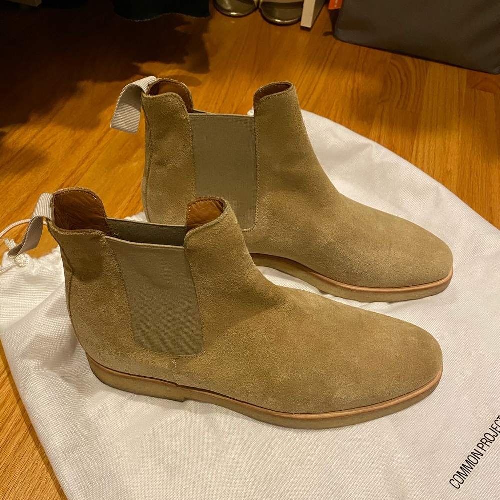 Common Projects Crepe Sole Chelsea Boots